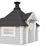 Kota grill en bois 9,2 m² avec extension - vue principale