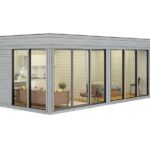 Cube glamping 3 x 7 m - vue principale