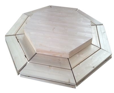 Couvercle de grill octogonal - vue principale