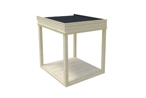 Cube de jardin 2 x 2 m - vue principale