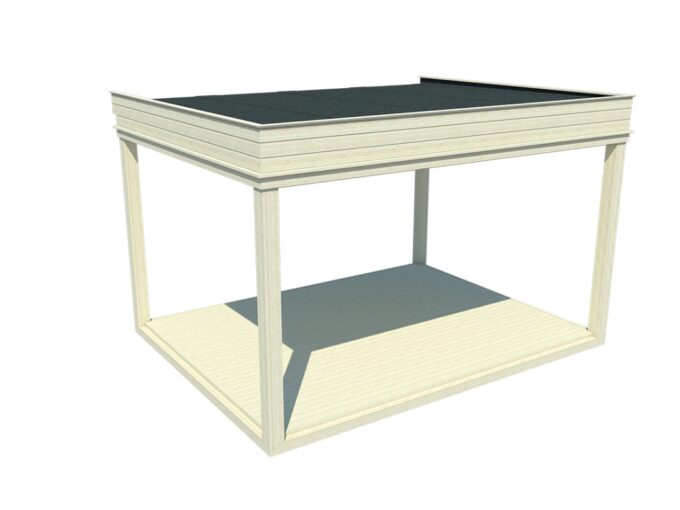 Cube de jardin 4 x 3 m - vue principale