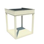 Ossature isolée pour cube de jardin 2 x 2 m - vue principale