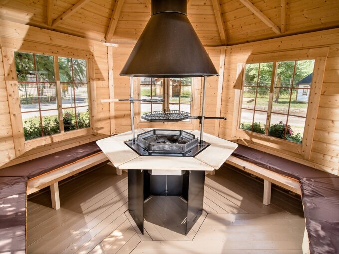 Kit grill et cheminée Luxe - vue principale
