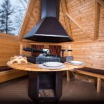 Kit grill et cheminée hexagonal Premium - vue principale