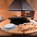 Kit grill et cheminée octogonal Premium - vue principale