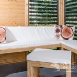 Jeu de coussins blancs pour kota grill - vue principale