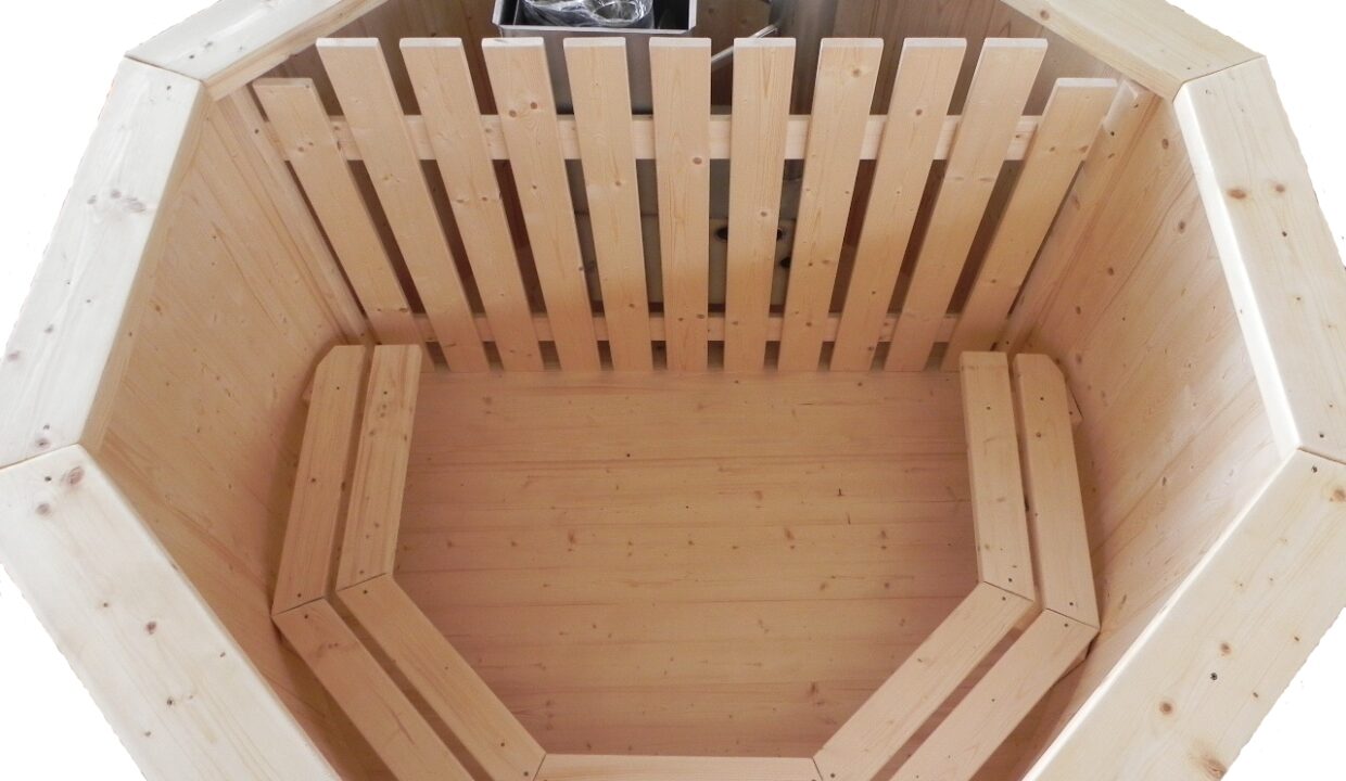 Bain nordique en épicéa Ø 1,9 m - vue principale
