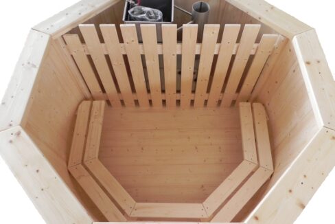 Bain nordique en épicéa Ø 1,9 m - vue principale