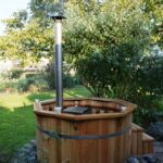 Bain nordique en bois thermotraité Ø 1,5 m - vue principale