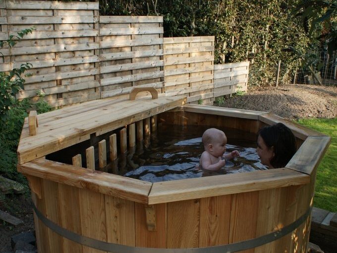 Bain nordique en bois thermotraité Ø 1,9 m - vue principale