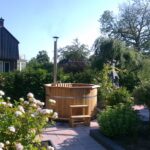 Bain nordique en bois thermotraité Ø 2,2 m - vue principale