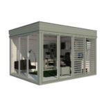 Bureau de jardin isolé 3 x 4 m - vue principale