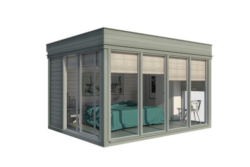 Cube hôtel isolé 3 x 4 m - vue principale