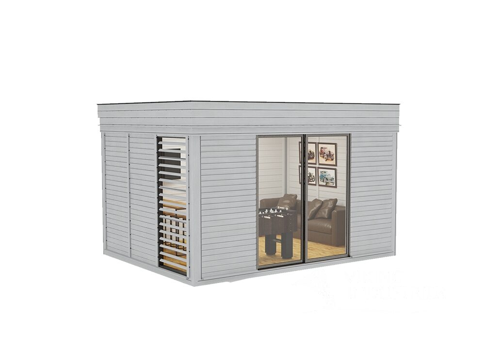 Pièce de jardin isolée 3 x 4 m - vue principale