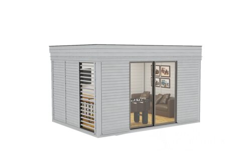 Pièce de jardin isolée 3 x 4 m - vue principale