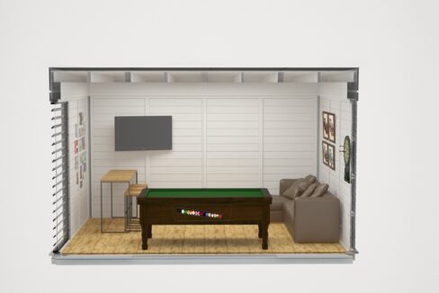 Pièce de jardin isolée 3 x 4 m - vue complémentaire