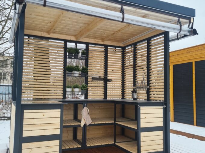 Cuisine extérieure 2,5 x 1,6 m - vue principale