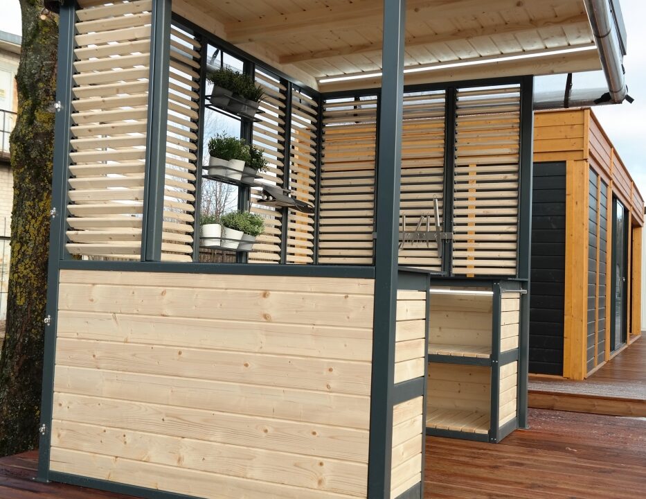 Cuisine extérieure 2,5 x 1,6 m - vue complémentaire