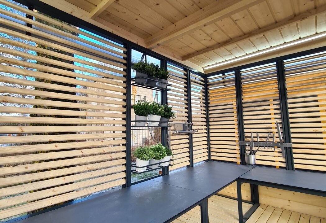 Cuisine extérieure 2,5 x 1,6 m - vue complémentaire