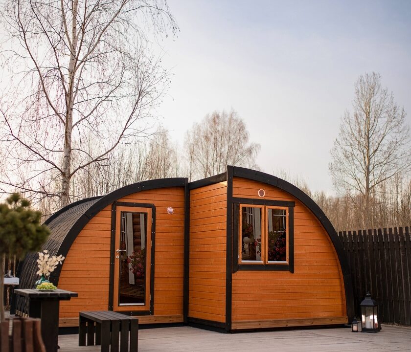 Double half-pod modulaire sur mesure - vue extérieure