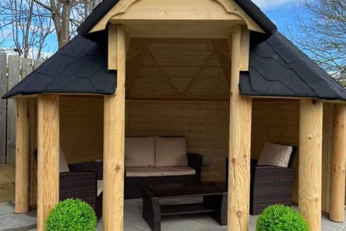 Kota ouvert en bois 9,2 m² - vue extérieure