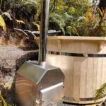 Poêle à bois extérieur octogonal pour bain nordique 20 kW en AISI 304 - vue principale
