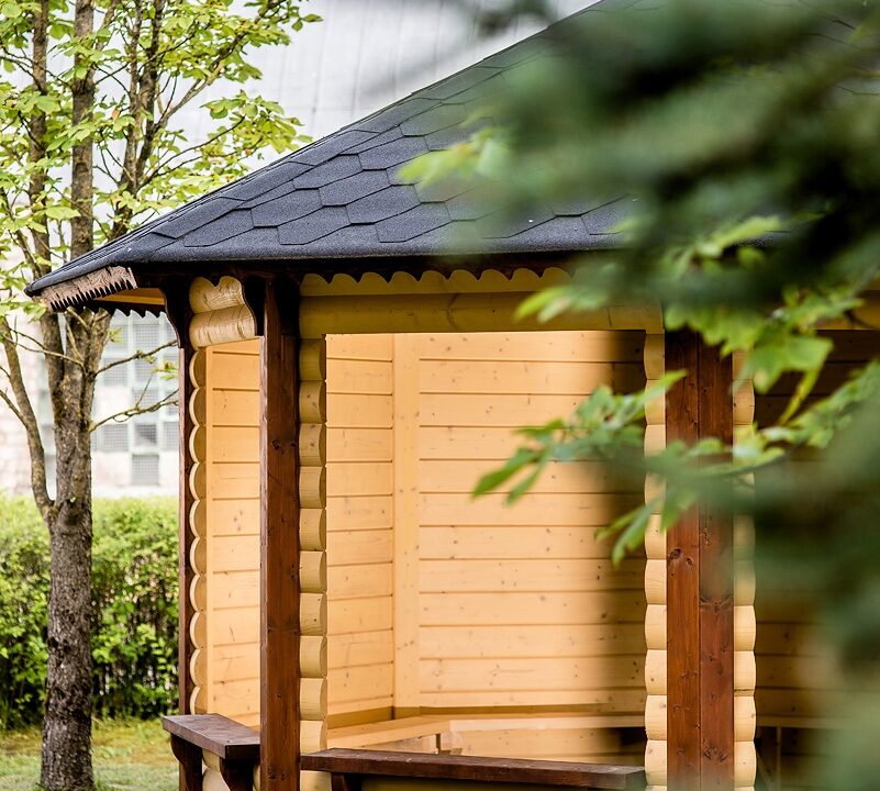 Kiosque de jardin 9,9 m² - vue complémentaire