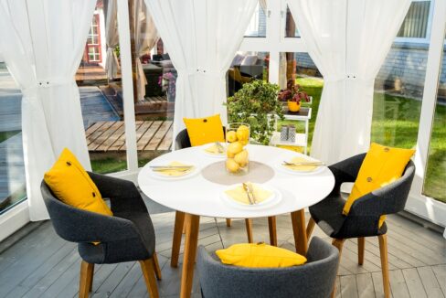 Pavillon de jardin à grandes baies vitrées 10 m² - vue complémentaire