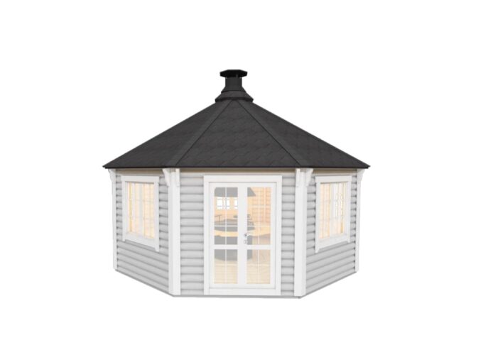 Pavillon de jardin 16,5 m² - vue principale