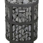 Poêle électrique Harvia Legend Pro PO11 11 kW avec Xenio CX170 - vue principale