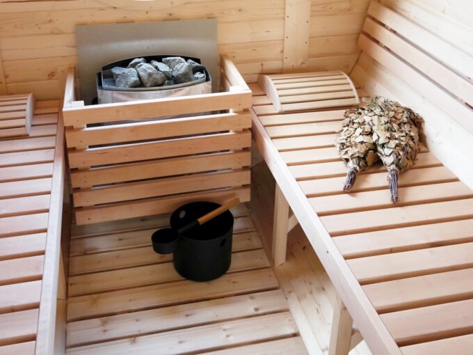 Protection de sécurité pour poêle électrique de sauna - vue principale