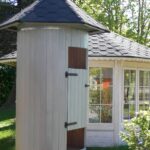 Cabine de douche extérieure Ø1,2 m - vue principale