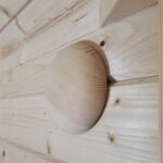 Aération réglable pour sauna - vue principale