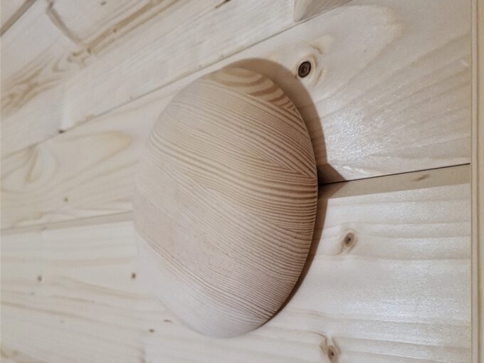 Aération réglable pour sauna - vue principale