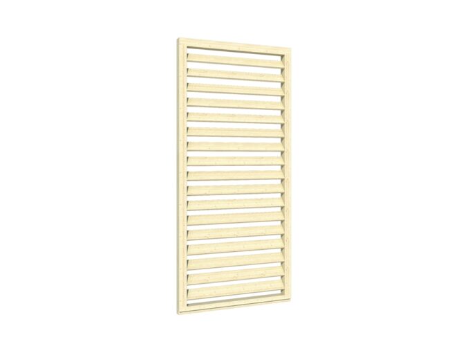 Paroi brise-soleil pour cube de jardin - vue principale