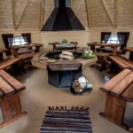 Ensemble table et bancs - vue principale