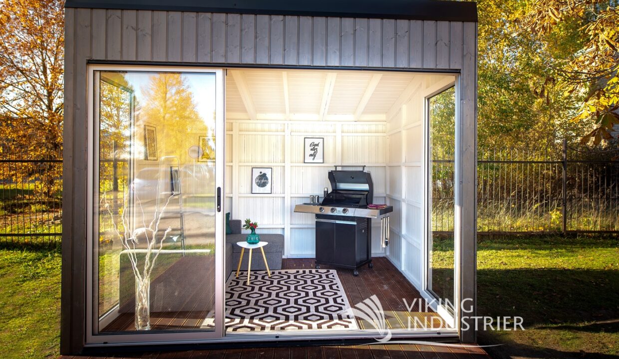 Cube de jardin vitré 3 x 3 m - vue principale
