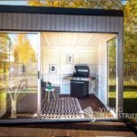 Cube de jardin vitré 3 x 3 m - vue principale