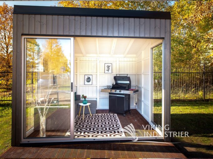 Cube de jardin vitré 3 x 3 m - vue principale