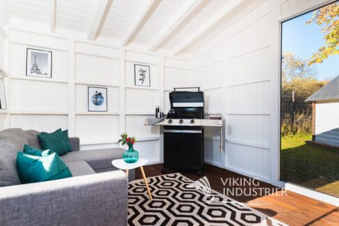 Cube de jardin vitré 3 x 3 m - vue complémentaire