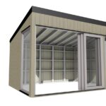 Cube de jardin vitré 3 x 4 m - vue principale